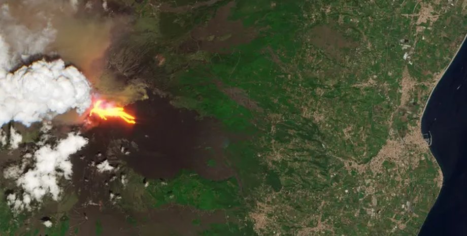 вулкан этна