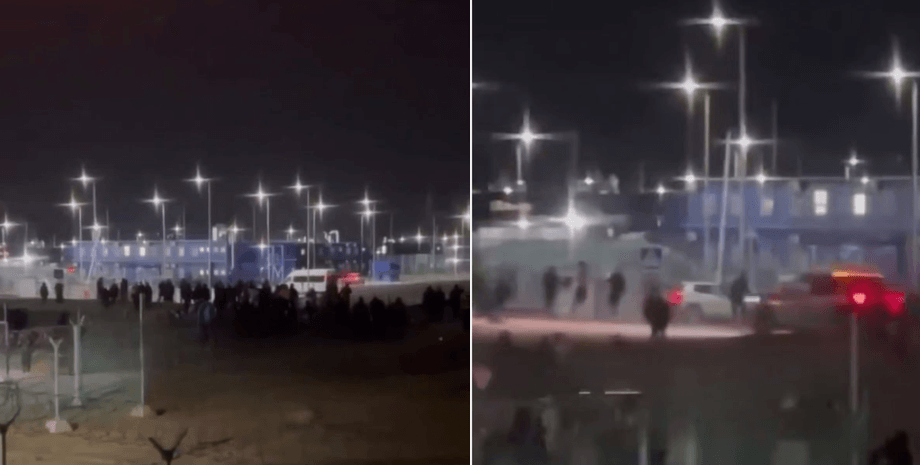 В порту Усть-Луга произошел бунт рабочих — видео В порту Усть-Луга произошел бунт рабочих