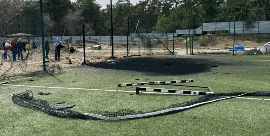 Обстрел базы "Днепр-1"