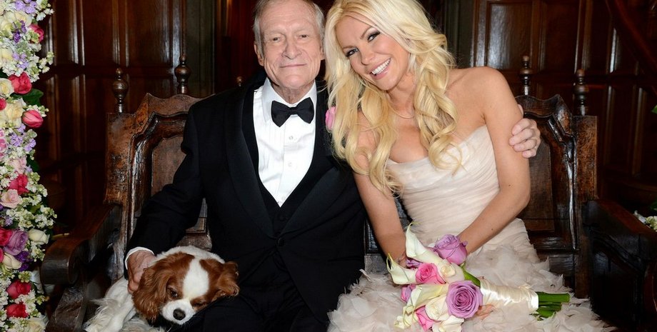 Хью Хефнер и Кристал Харрис / Фото из открытых источников