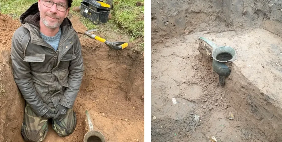 поисковик обнаружил средневековый артефакт