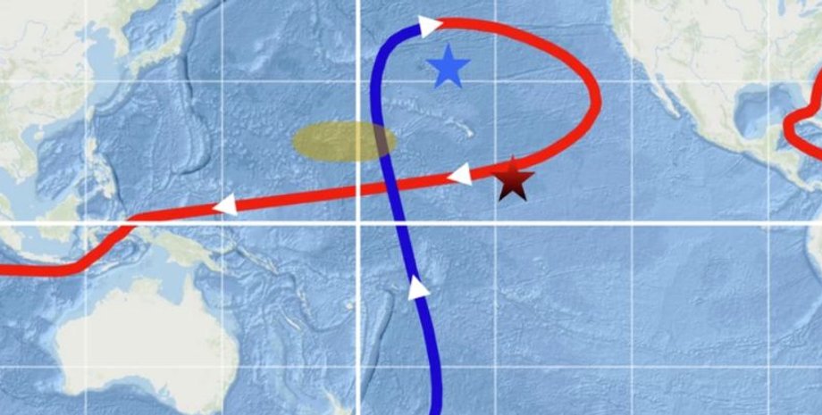 тихий океан, радиоактивный всплеск