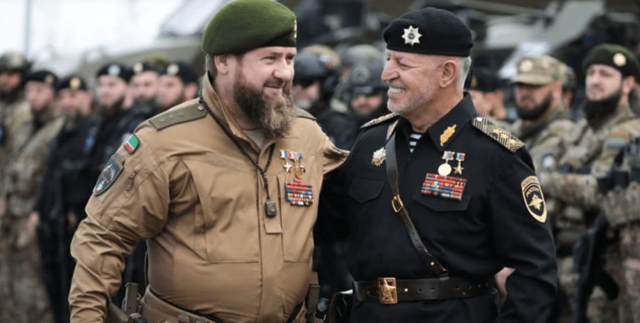 Рамзан Кадыров и чеченские военные Рамзан Кадыров, чеченцы