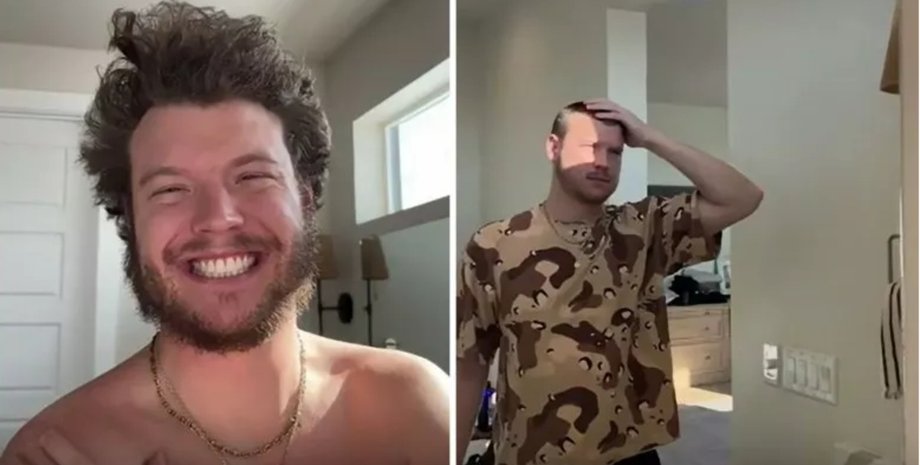 Чоловік не стригся 10 років, нова стрижка, нова зачіска, не впізнають рідні, зміна образу, зміна іміджу, чоловіча стрижка,