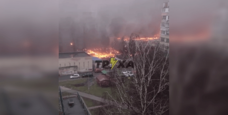 Падение вертолет Бровары взрыв пожар детский сад