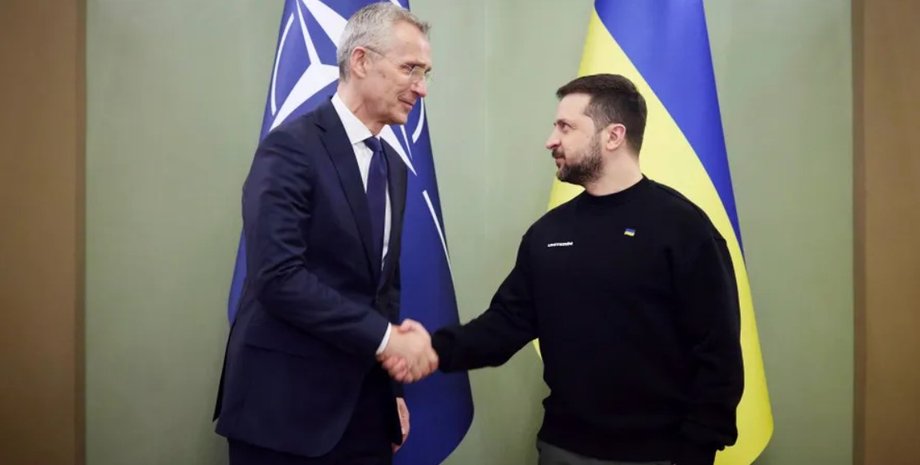 Йенс Столтенбрег и Владимир Зеленский, фото