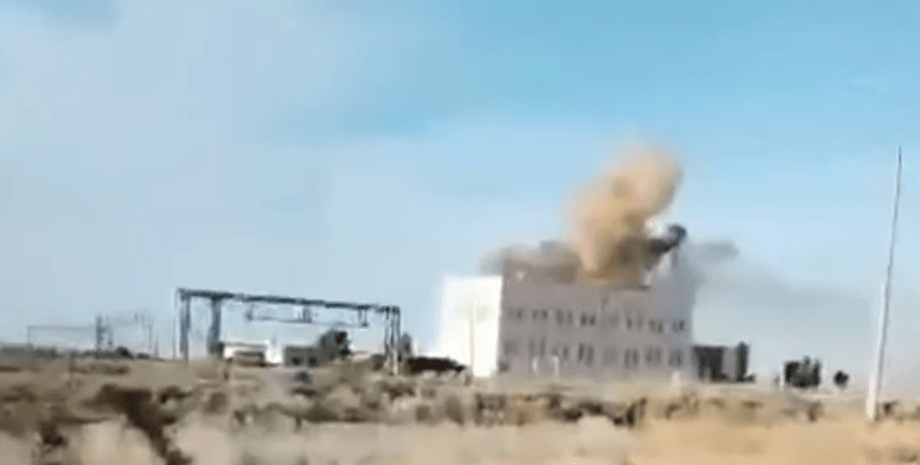 Взрыв, удар, БПЛА, полигон, Астраханская область, фото