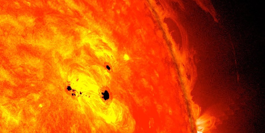 Солнце, корональный выброс, солнечная буря, геомагнитная буря