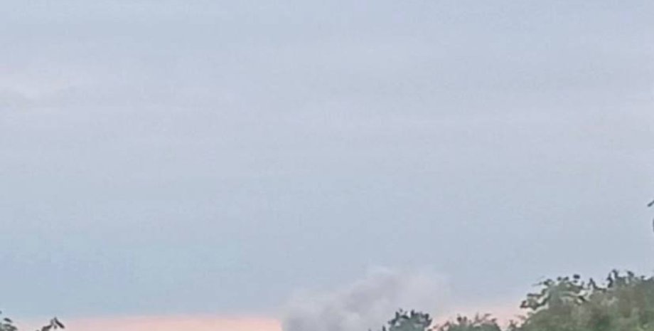 кривой рог, дым, обстрел, удар ракетами, вс рф, днепропетровская область