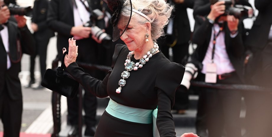 Хелен Міррен, Хелен Міррен Канни, Хелен Міррен кольє, кольє Marina від Margot McKinney