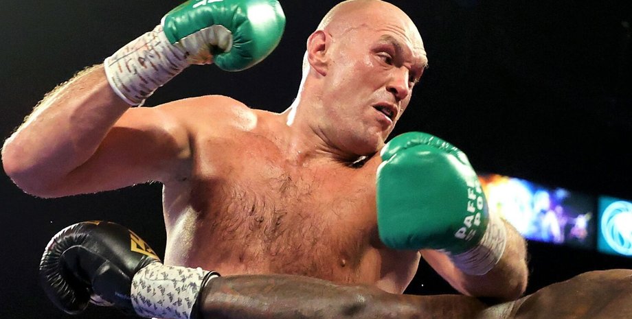 Тайсон Фьюри во время боя