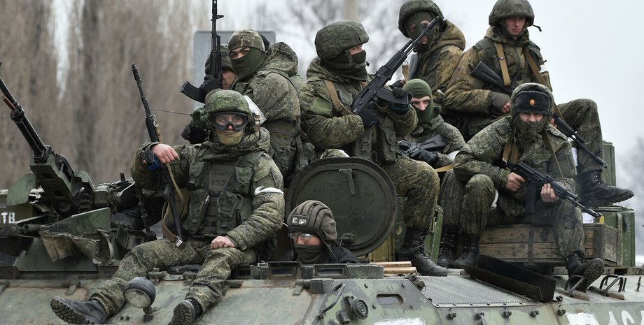 Российские военные, фото