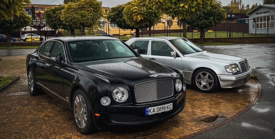 Бентлі і Мерседес Bentley Mulsanne Mercedes W124