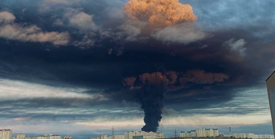 вибух, Севастополь, Крим, нафтобаза, пожежа