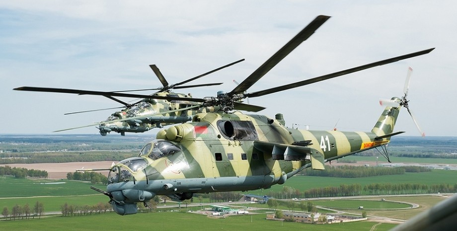 Вертолеты, Ми-24, Беларусь, Польша, авиация
