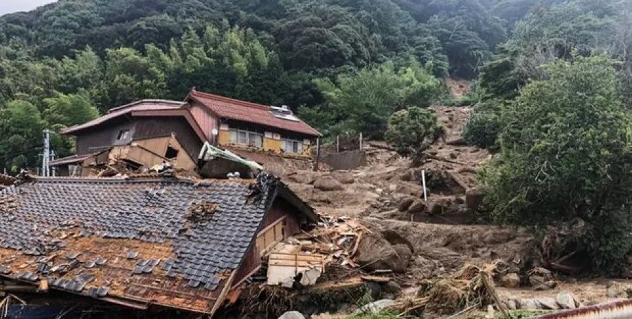 новини світу, новини Японії, дощі в Японії, зсуви в Японії, негода в Японії