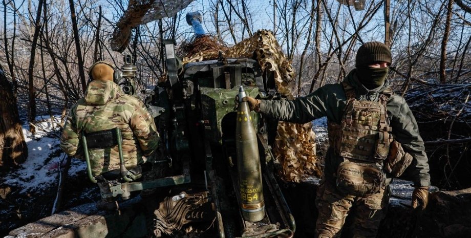 Украинские защитники на Донбассе
