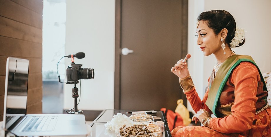 блогер, индия, контент