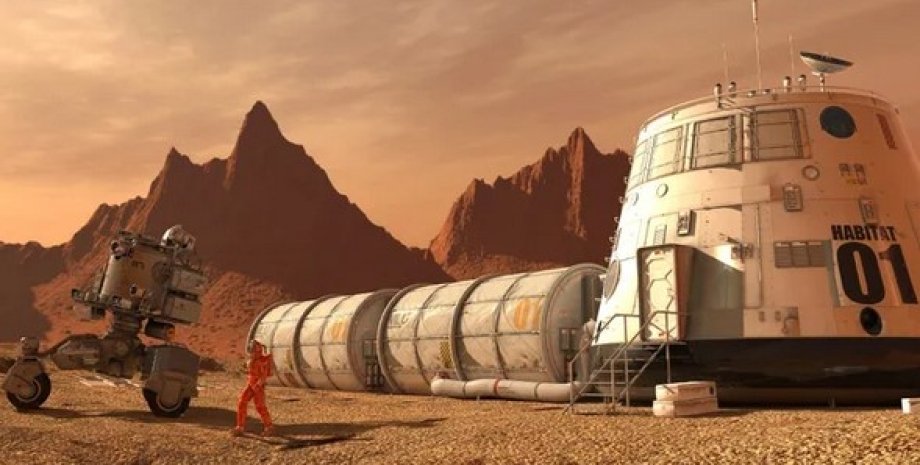 Марс, колонія на Марсі, база на Марсі