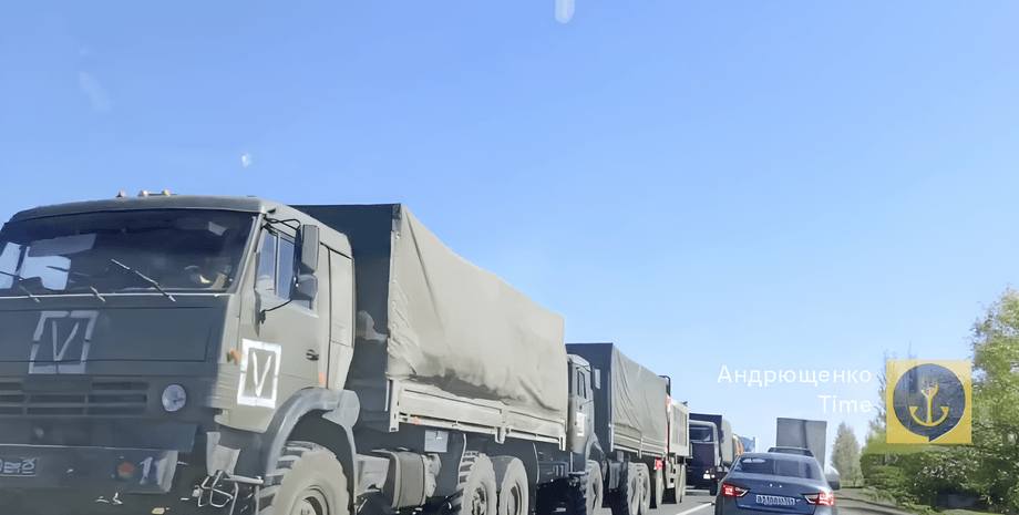 Военные грузовики ВС РФ, машины РФ Мариуполь, Бердянск Мариуполь ВС РФ, Андрющенко про Мариуполь, Андрющенко про грузовики