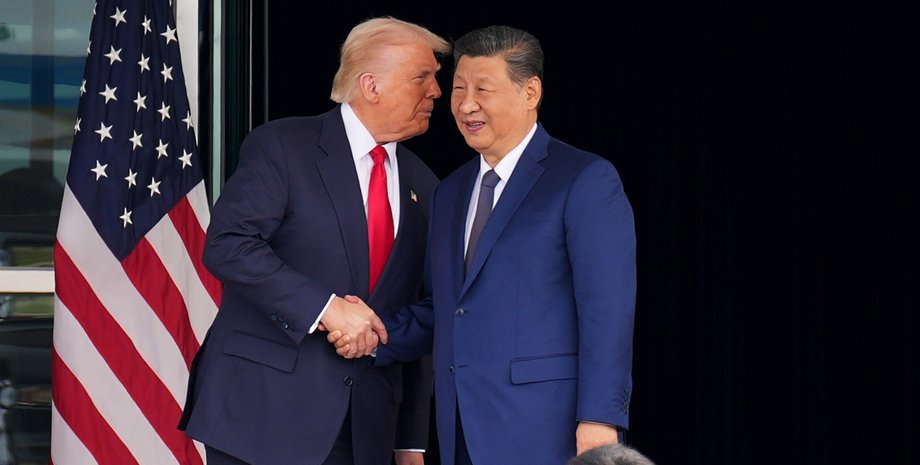 дональд трамп і сі цзіньпін зустрічаються в пусані