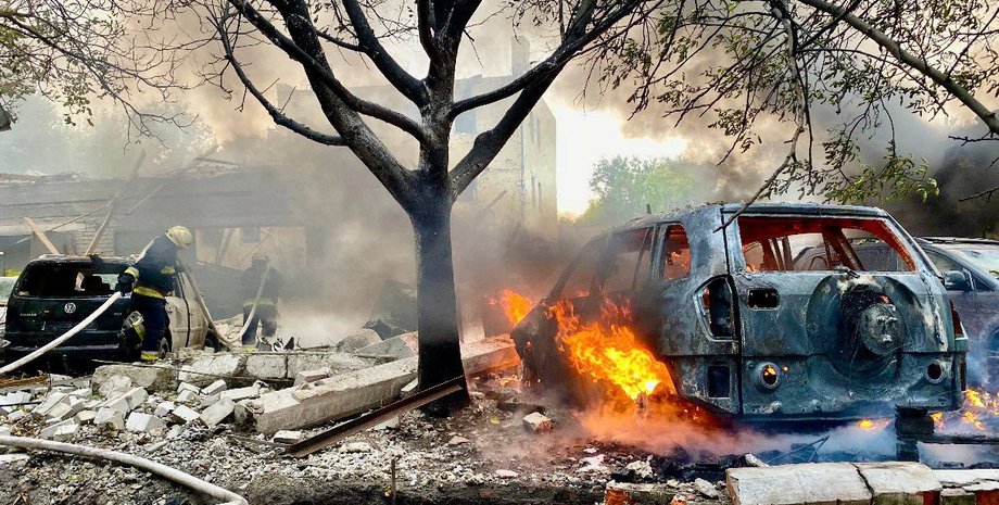 обстріл, наслідки обстрілу, обстріл Дніпра