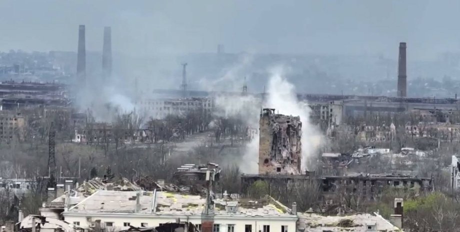 завод азовсталь, мариуполь азовсталь, атака на азовсталь