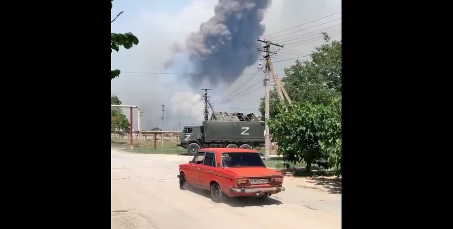 рым взрывы, красногвардейск, нефтебаза в крыму