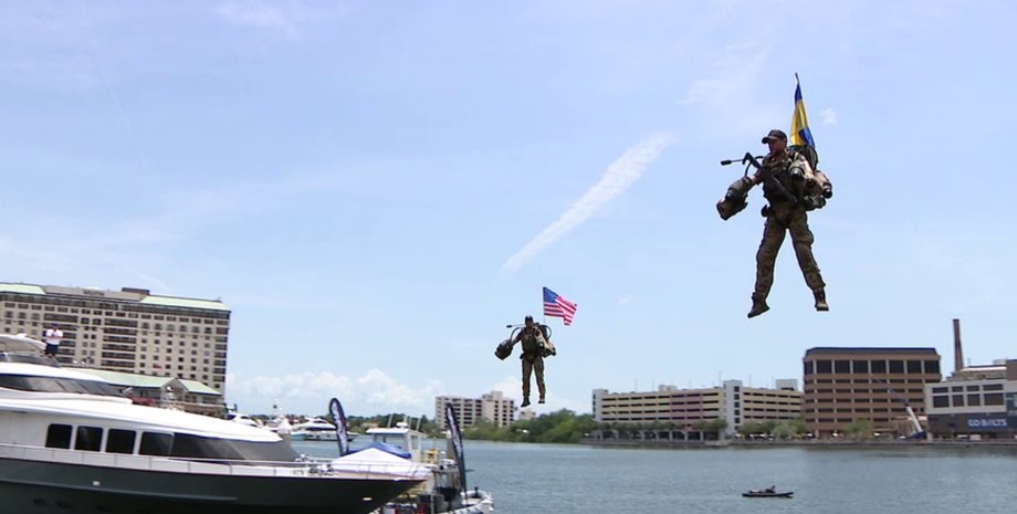 Gravity Industries, джет пак, армия США, реактивный костюм