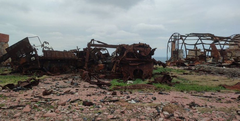 острів зміїний, зміїний, війна острів зміїний, знищена російська техніка