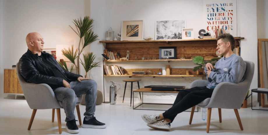 Потап разговаривает с Юрием Дудем