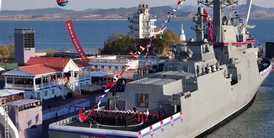 кндр, эсминец, запуск эсминца, ким чен Ын, северная корея, строительство