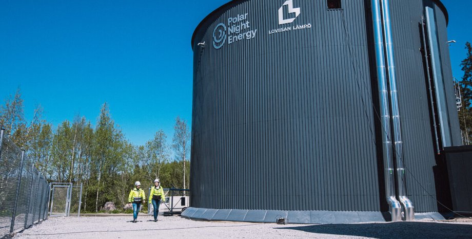 песчаная батарея Финляндия энергетика