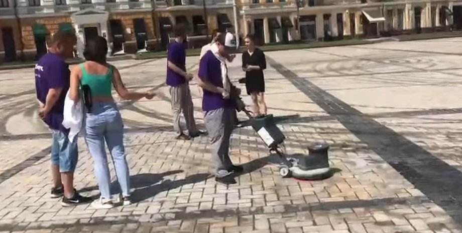 Киев, Софийская площадь, дрифт,