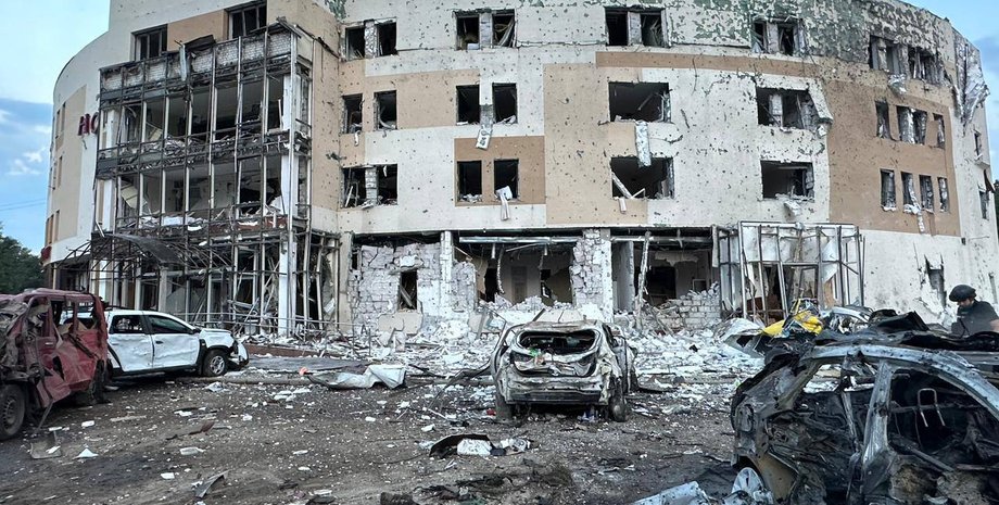 удар по Запорожью, последствия удара по Запорожью, отель "Рейкарц"