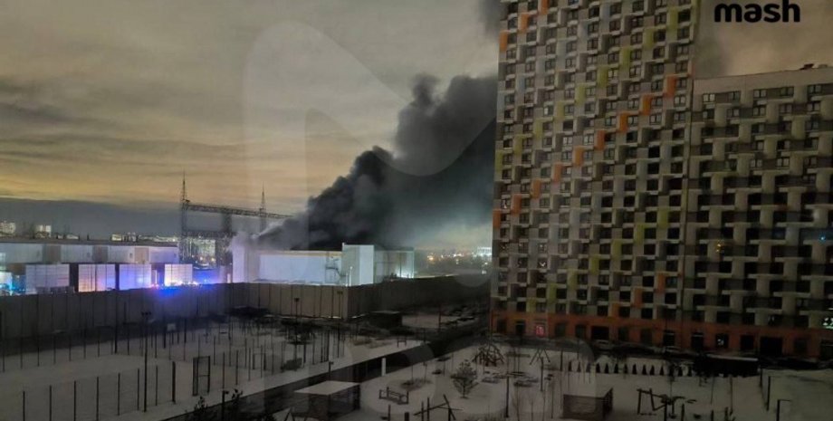 Пожар в Москве