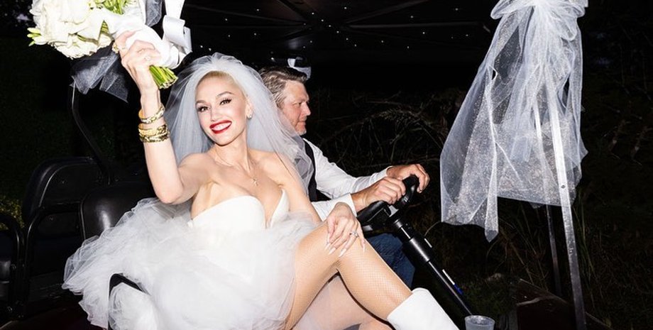 весілля гвен стефани, гвен стефани, плаття гвен стефани, Блейк Шелтон