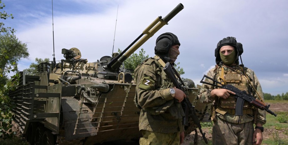 Российские оккупанты / архивное фото Бойцы ВС РФ