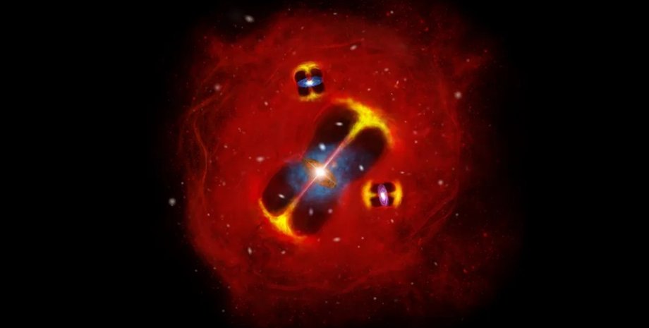 скопление галактик SPT2349-56 скопление галактик SPT2349-56