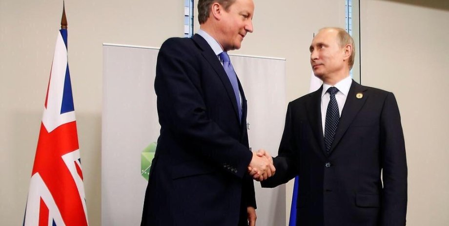 Дэвид Кэмерон и Владимир Путин / Фото: Twitter