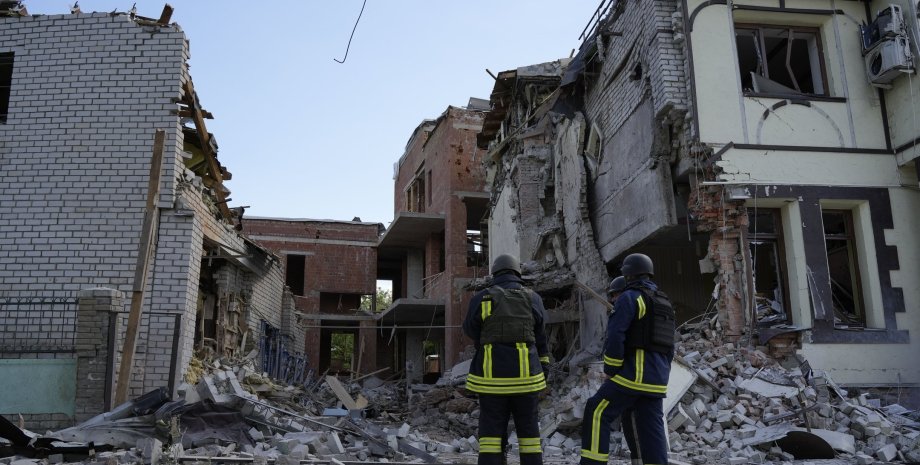 Харьков, разрушенный дом, дом ректора, последствия обстрела РФ 5 мая
