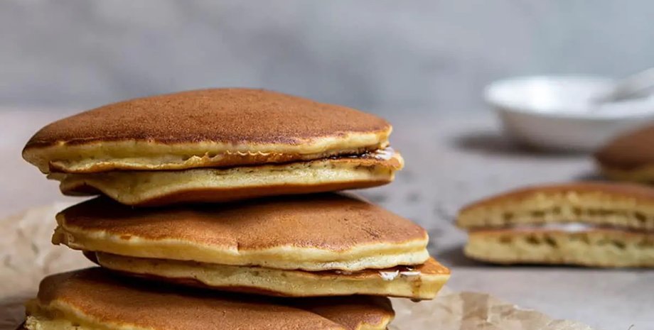 Дораяки, японские блины, японские оладьи, дораяки рецепт