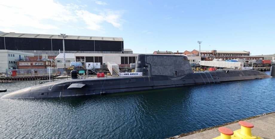 HMS Anson, підводний човен, підводний човен, ВМС Великобританії, креслення атомного підводного човна