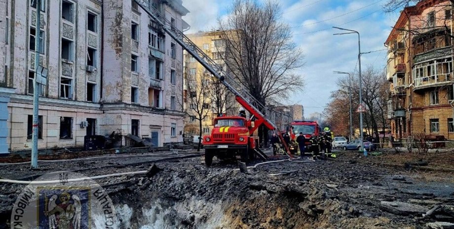 ракетний удар, ракетна атака, обстріл Києва, ППО, балістика