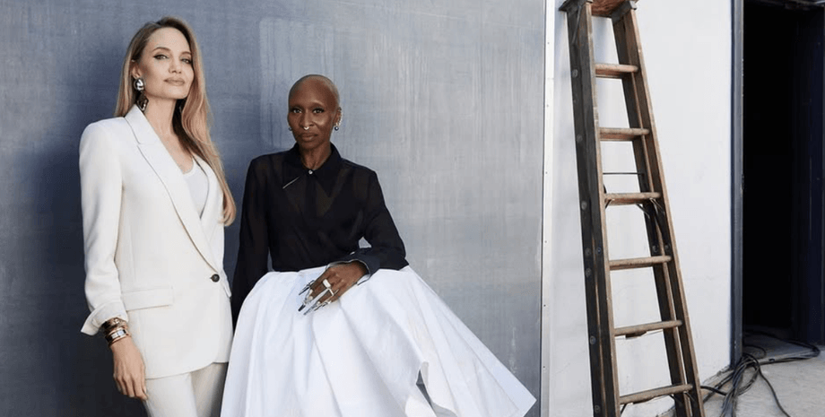 Анджелина Джоли и Синтия Эриво, обложка Variety, мария фильм, мюзикл чародейка, новый фильм анджелины джоли