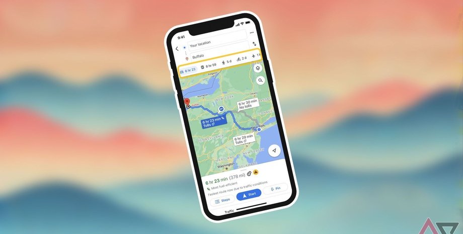 додаток, смартфон, Google Maps