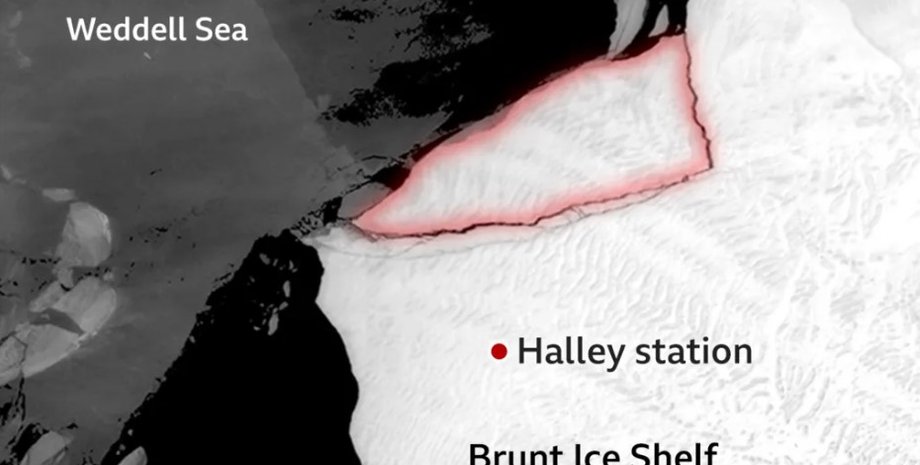 антарктида, айсберг, айсберг а83