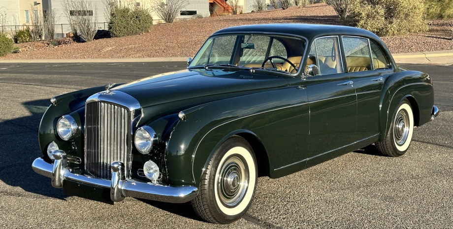 Bentley S1 Continental Flying Spur, Bentley S1 Continental, Bentley S1, Bentley S1, Альфред Хичкок, авто Хичкока