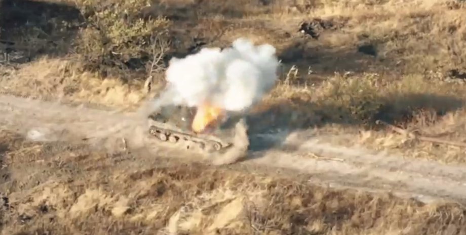 Знищення, ураження, танк, російська техніка, ЗС РФ