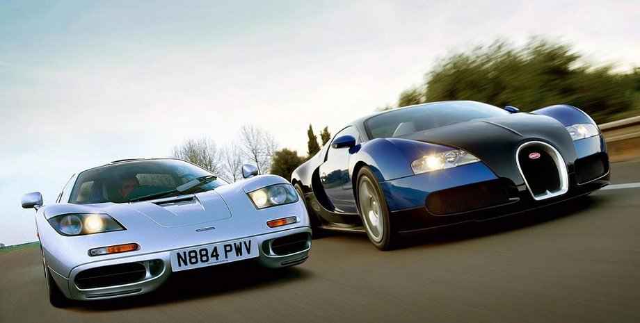 McLaren F1 Bugatti Veyron